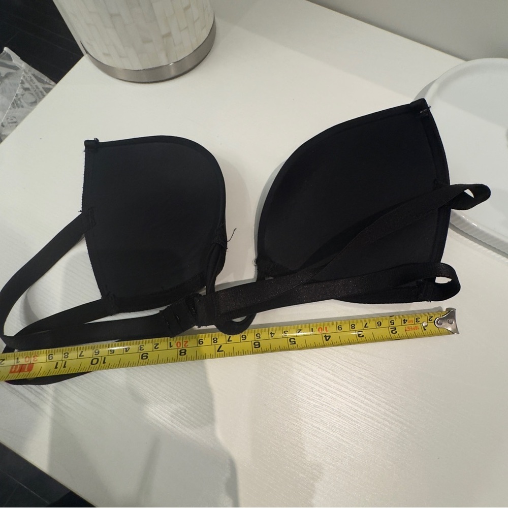 Strapless Low Dip Bra Black - Picture 6 of 6